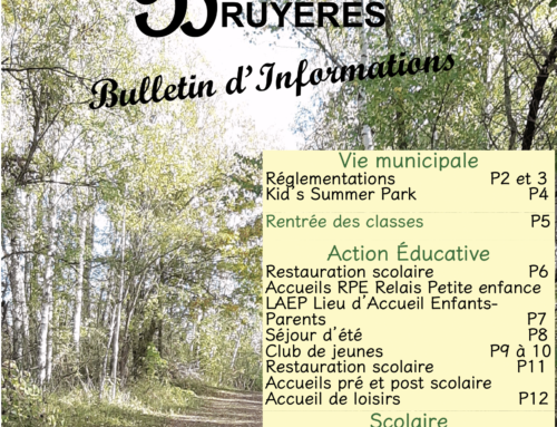 Bulletin d’Informations 3e Trimestre